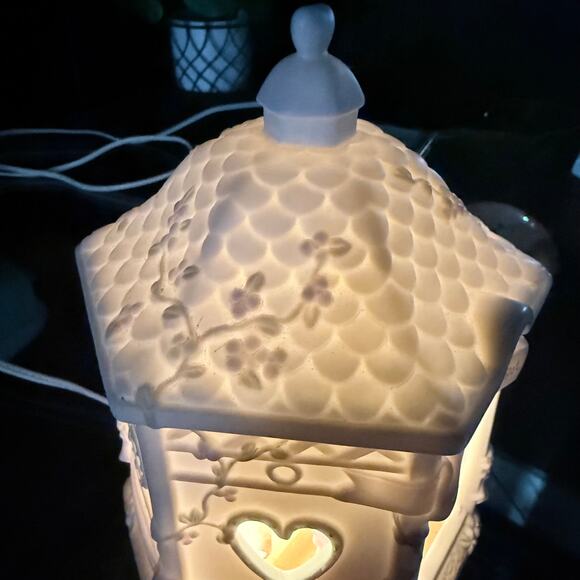 Precious Moments Friendship Hits The Spot Gazebo Nightlight 1999 Cottagecore - Picture 3 of 9